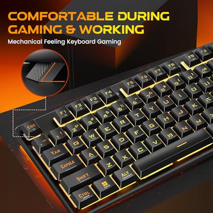 Redragon K521 Pro Wireless Gaming Keyboard with Screen | Mechanical Feeling, Tri-Mode BT/2.4G/USB-C, RGB Keyboard, 12 Multimedia Keys, Programmable Software, Full-size keyboard - color: Glossy Black