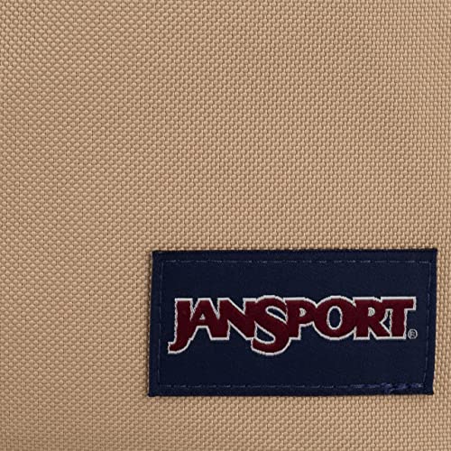 JanSport Main Campus FX Backpack - Travel or Work Bag w 15-Inch Laptop Pack with Leather Trim, Travertine - color: Travertine