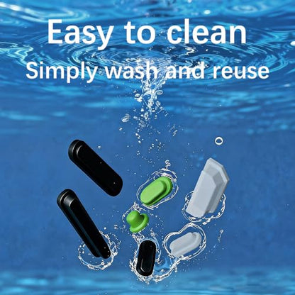ProElife 21-Pcs Anti Dust Dirt Plug for MacBook Pro 14, Green, Black, Clear | Protective Laptop Silicone Anti Dirt Protective Cover, Durable & Reusable, Custom Fit Design, Easy to Apply and Clean - color: Black/Clear/Green