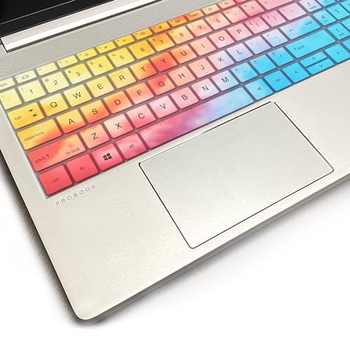 i-Tensodo Keyboard Cover for HP ProBook 15.6 inch Laptop,15.6 inch HP ProBook 450 G8 G9 G10/ 455 G8 G9 G10/ 650 G8/HP Zbook Power G8 G9 Keyboard Skin(NOT fit HP ProBook 450/455/650 G6 G7)-Dazzling - color: Dazzling