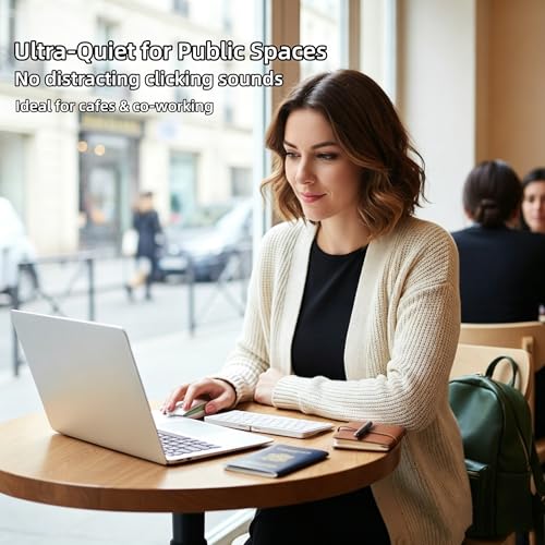 Wireless Mouse Mini Small Finger Bluetooth Mouse with TF Card Reader,Silent Pocket Portable Handheld Tiny Compact USB Travel Optical Mice for PC Laptop Computer Macbook Tablet Kids Women Men Gift - color: Green