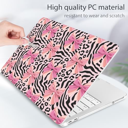 Tuiklol for 2026 MacBook Neo 13 Inch A18 Pro Chip Case, (Model A3404) Anti-Scratch Anti-Drop Slim Hard PC Shell Case with Shockproof Protective MacBook Neo Laptop Cover, Grid Bow - color: Grid Bow
