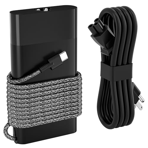 New Slim 65W USB C Laptop Charger,Compatible with HP Spectre X360, Envy X360,Elitebook,Chromebook,Elite x2,Zbook,ProBook Omnibook Travel Type C AC Adapter Power Cord Supply