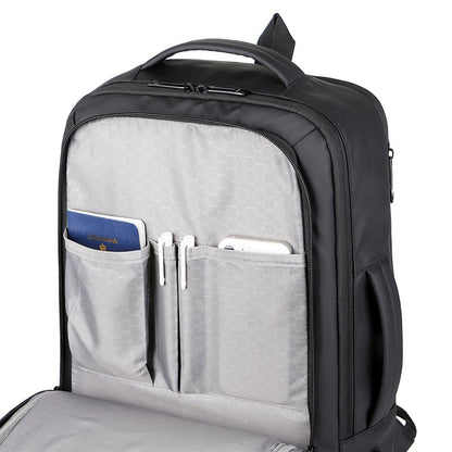 Laptop Backpack for Men 17 inch Travel Large Capacity Hiking Computer Bag Grey - color: Grey288