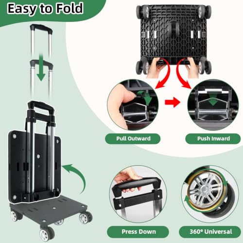 SIYNPAV 5-Wheeled Rolling Teacher Bag with Detachable Trolley, 15.6 Inch Laptop Sleeve & Accordion File Organizer, Large Capacity Teacher Tote with Cup Holder for School Office, Black