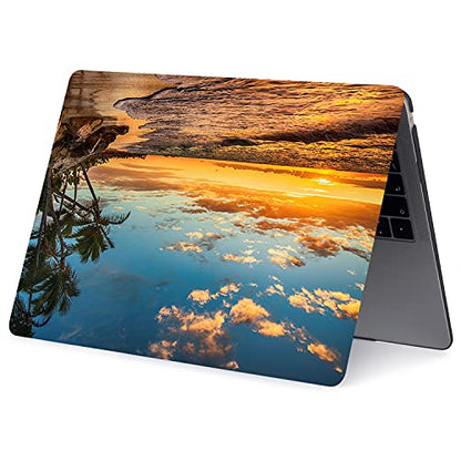 Bandless Protective Case Compatible with MacBook Pro 13 inch CD-ROM Model: A1278, Plastic Hard Shell Cover & Keyboard Skin - Sunset, A1278(Pro w/CD-ROM 2008-2012) - color: Sunset, size: A1278(Pro 13 w/CD-ROM 2008-2012)