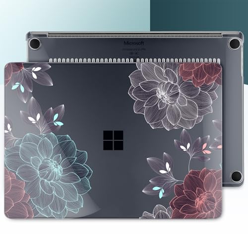 Batianda Artistic Case for Microsoft Surface Laptop 15 inch, Leaves | Fits Surface Laptop for Business 8th Edition 2026 & Surface Laptop 7 2024, 4-in-1 Accessories Bundle, Slim Durable Hard Shell - color: Leaves