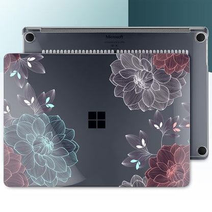 Batianda Artistic Case for Microsoft Surface Laptop 15 inch, Leaves | Fits Surface Laptop for Business 8th Edition 2026 & Surface Laptop 7 2024, 4-in-1 Accessories Bundle, Slim Durable Hard Shell - color: Leaves