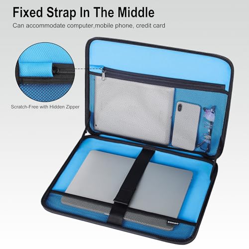 DOMISO 18 Inch Laptop Hard Case, Waterproof Shockproof Hard Shell Protective Laptop Sleeve with Handle for 18 Inch ASUS ROG Strix SCAR 18 G18 2025/2024/2023 Gaming Laptop,Black - color: Black, size: 18 Inch