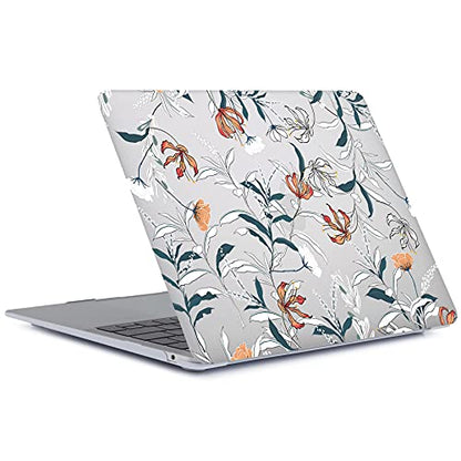 Hard Cover Compatible with MacBook Air 11 inch Case 2015 2014 2013 2012 2011 2010 Realease Model A1465 A1370, Color Printing Matt Plastic Hard Protective Shell Cover Case - White Flower - color: 1018 White flower, size: Air 11" 2010-2015(A1370/A1465)