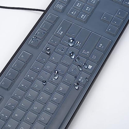 Keyboard Cover for Dell KB212-B KB4021 Slim USB 104-Key Keyboard, Dell KB212-B Keyboard Skin Protector - Clear - color: Clear