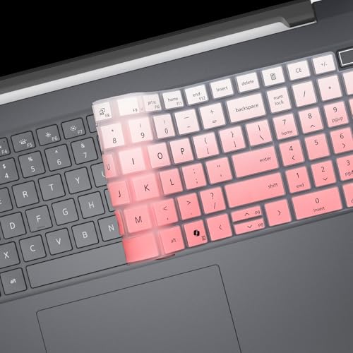 Keyboard Cover for 16" Dell Pro 16/Pro 16 Plus/Pro Max 16 PB16250 PB16255 PC16250 PC16255 MC16250 MC16255 & Pro Max 18 Plus MB1825 (NOT FIT Pro 16 Premium, Dell Pro 3/5/7 16")-Opink - color: Ombrepink