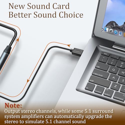 USB to Optical Audio Adapter, One Way Audio Converter Audio Signal from USB to SPDIF ONLY Compatible with Windows Mac Laptop PC, Not for TV, Not Support 5.1 Channel - color: Yellow
