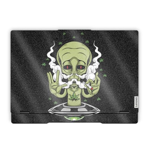 Glossy Glitter Laptop Skin Compatible with Lenovo Legion 5 Gaming Laptop (15IRX9) 2024 - Come in Peace - Premium 3M Vinyl Protective Wrap Decal Cover - Easy to Apply | Crafted in the USA - color: Come In Peace, size: Legion 5 Gaming (15IRX9) 2024 Full Cov