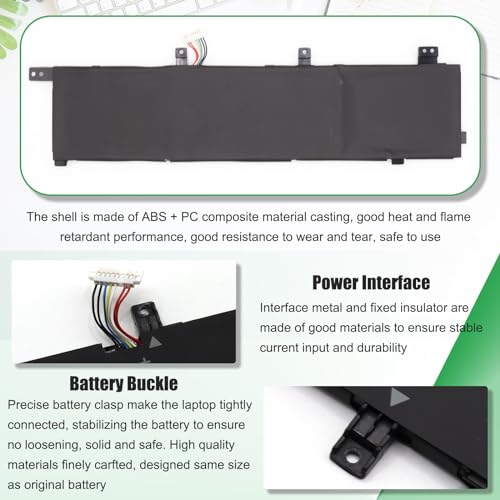 C31N1843 Laptop Battery Replacement for ASUS VivoBook S14 S432FA S432FL Vivobook S15 S532 S532FA S532FL X432FA X432FL X432FLC X532FA X532FL X532FLC S432FA-EB008T S532FA-DH55 Series 11.55V 42Wh - size: 10.92*2.94*0.23inch C31N1843