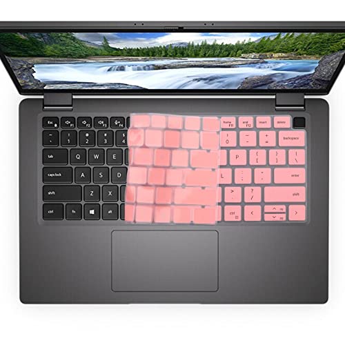 Keyboard Cover for Dell Latitude 14" 7450 7440 7430 7420 7410 3450 3440 5450 5440 5431 5430 5420, Latitude 15.6 7520 9510 9520, Latitude 9420 9430, Latitude 16 7650 7640 Keyboard Skin-Pink - color: Pink