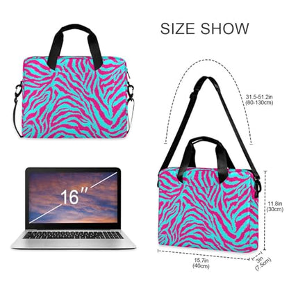 ALAZA Purple Dragon Laptop Case Bag Sleeve Portable Crossbody Messenger Briefcase w/Strap Handle, 13 14 15.6 inch - color: Multicolor8