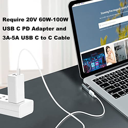 100W USB-C to MagSafe 2 (T-Tip) Power Adapter for MacBook Air 11" and 13" with Model A1435, A1465, A1466, MD223, MD224, MD231, MD232, MD711, MD712, MD760, MD761, MJVM2
