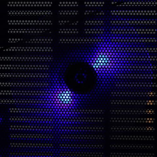 Yosoo Health Gear Laptop Cooling Pad with Big Fan, USB Powered Stand for 14" or Smaller Notebooks, Quiet Laptop Cooler Base (Blue) - color: Blue
