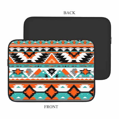 Laptop Sleeve Bag 15.4 15.6 Inch,Ethnic Aztec Geometric Native American Indian Style Mexican Colorful Protective Polyester Computer Cases Laptop Cover Tablet Travel Cover - color: LPS-002