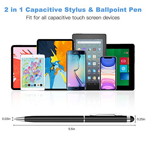 Stylus Pens for Touch Screens, StylusHome 10 Pack Universal 2 in 1 Capacitive Stylus Pen for iPad iPhone Tablets Samsung Galaxy All Universal Touch Screen Devices