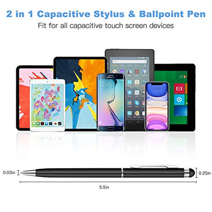 Stylus Pens for Touch Screens, StylusHome 10 Pack Universal 2 in 1 Capacitive Stylus Pen for iPad iPhone Tablets Samsung Galaxy All Universal Touch Screen Devices