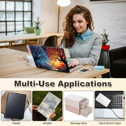 Universal Laptop Skin Sticker, 11-15.6 Inch Reusable Vinyl Laptop Skin Decal, Scratch Resistant Waterproof Cover, Easy to Trim & Apply, Tree - color: Tree