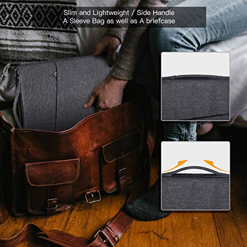 14 Inch Laptop Sleeve Case for Acer Chromebook Plus 514/ Aspire 14, HP Lenovo Dell ASUS Computer Carrying Bag, Space Grey - color: Space Grey, size: 14 Inch