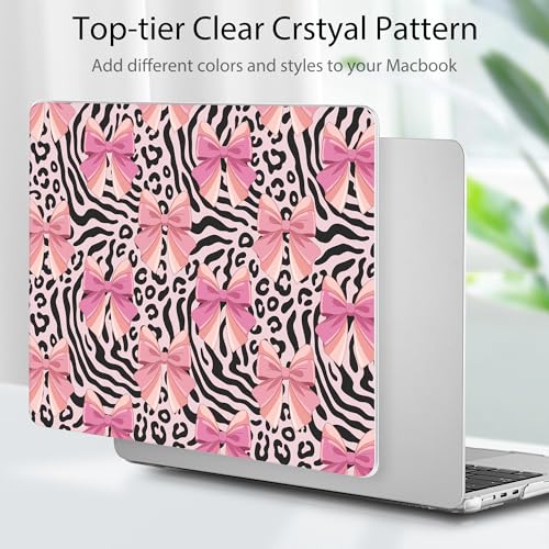 Tuiklol for MacBook Air 13 inch Case M5 2026 M4 2025 M3 2024 M2 2022 Release Model A3449 A3240 A3113 A2681,Plastic Hard Shell Cover for MacBook Air 13.6 with Touch ID, Grid Bow - color: Grid Bow