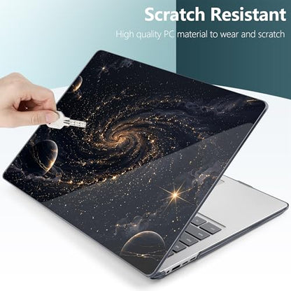 Batianda Cosmic Nebula Case for Microsoft Surface Laptop 15 inch | Fits Surface Laptop for Business 8th Edition 2026 & Surface Laptop 7 15" 2024, 4-in-1 Bundle, Slim Hard Shell, Precision Fit - color: Cosmic Nebula