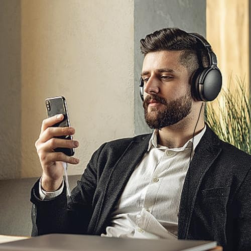 Hi-Res Lossless USB C to 3.5mm Audio Adapter Soundcard, 32bit/384Khz Audio Decoding Transceiver, Supports Wire Control, Microphone, Cellphone Headphone DAC for MacBook, Surface, Sony, and More