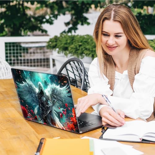 Laptop Skin Sticker Decal, Universal Reusable Vinyl Laptop Cover for 12" 13" 13.3" 14" 15" 15.4" 15.6" Notebook PC, Waterproof Scratch-Resistant with 2 Wrist Pads, Easy to Apply & Remove,Art Men - color: Art Men