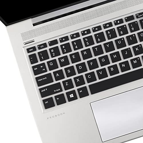 Keyboard Cover for HP ProBook 440 445 G9 G5 G6 G7 G8 G10, HP ProBook 430 G5, HP ProBook x360 440 G1, HP ProBook 640 G4 G5 G7 G8 14 inch Keyboard Protective Skin (Not fit 430/440/640 G2 G3) -Bk - size: 14 Inch