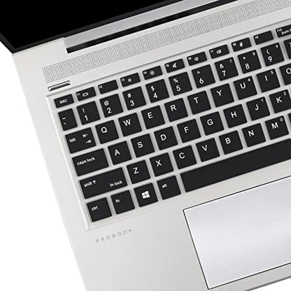 Keyboard Cover for HP ProBook 440 445 G9 G5 G6 G7 G8 G10, HP ProBook 430 G5, HP ProBook x360 440 G1, HP ProBook 640 G4 G5 G7 G8 14 inch Keyboard Protective Skin (Not fit 430/440/640 G2 G3) -Bk - size: 14 Inch