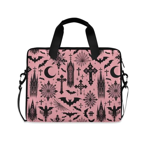 MNSRUU Laptop Bag for 15.6 inch Black Gothic Bats - color: Bats I8897