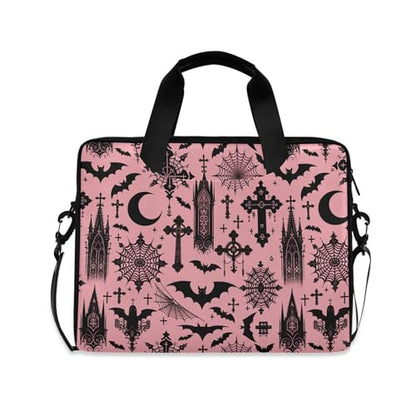 MNSRUU Laptop Bag for 15.6 inch Black Gothic Bats - color: Bats I8897