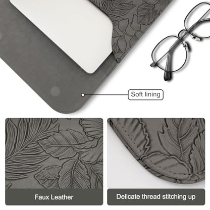 MOSISO Laptop Case 13 inch, 13 inch Laptop Sleeve with Small Bag | Compatible with MacBook Neo 13 A18 Pro A3404/Air 13/Pro 13/Pro 14 M5 M4 M3 M2 M1,Embossed Hibiscus PU Leather Case,Gray - color: Gray, size: 13 inch