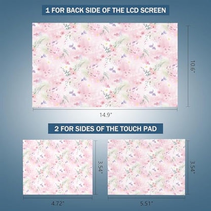 Laptop Skin Sticker 12.1 13 13.3 14 15 15.6 Inches Netbook Sticker Decal Reusable Universal Notebook PC Art Personalized Protector by AORTDES (AD-NEK-71 Little Goldfish) - color: Little Goldfish