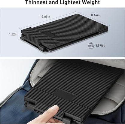 Maxfree Triple Laptop Screen Extender, S2 14" 1080P HD Portable Dual Monitor for 13.3-17″ Laptops, Plug & Play Monitor Extender Compatible with Windows/Mac/Surface/Android/Switch - style: S2