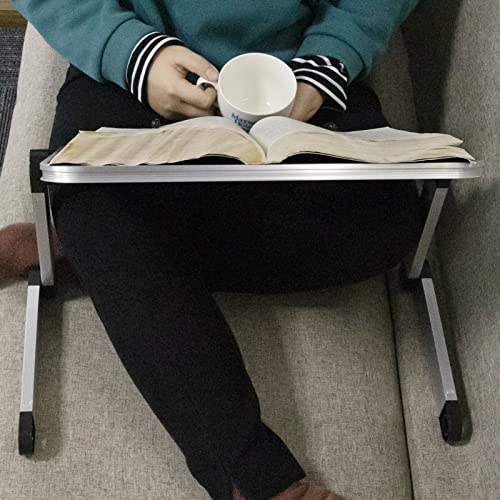 Extra Large Book Stand Adjustable for Bed Sofa, Multifunctional Laptop Holder with Page Clips, Ergonomic Multi Heights Angles, Cooking Stands Heavy Textbook Portable, Black, 19.5 x 10 inches - size: 19.5x10inches, style: 4 legs-Black