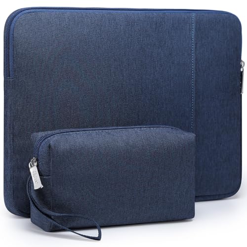 HYZUO 13 Inch Laptop Case Sleeve Bag Set for MacBook Air M5, Navy Blue | for MacBook Air 13 M5-M1 A3449 2026-2018, MacBook Neo 13, MacBook Pro 13 M2/M1 2026-2016, iPad Pro/Air 13, XPS 13,Surface Pro - color: Navy Blue, size: 13 Inch