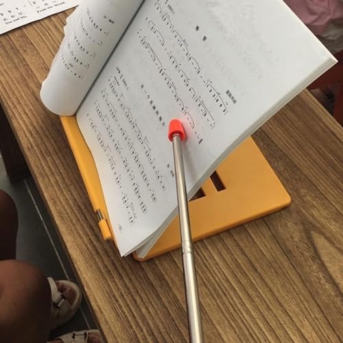 Telescopic Teacher Pointer Telescoping Pointer Stick for Classroom Presentation Pointer Teacher Pointer Stick (Orange Black, Extendable 47 Inch)