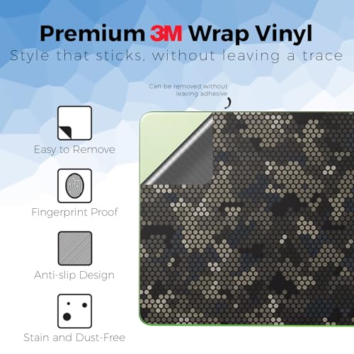 Laptop Skin Compatible with Apple MacBook Neo - Camo Dots - Premium 3M Vinyl Protective Wrap Decal Cover - Easy to Apply | Crafted in the USA by MightySkins - color: Camo Dots, size: MacBook Neo Full Cover Skin, style: Matte Finish