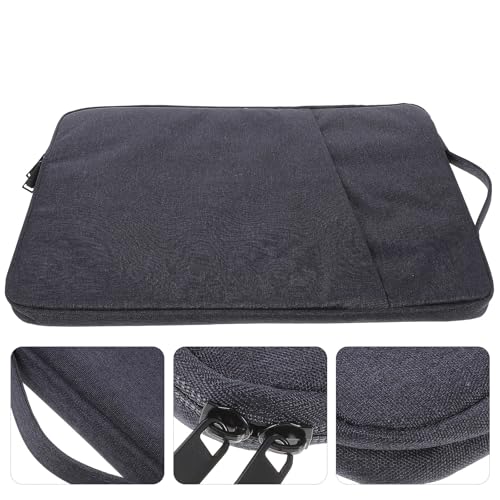 ARTIBETTER Shockproof Laptop Bag 15.6 Inch Sturdy Laptop Carrying Pouch with Tablet Holder Portable Protective Sleeve for Business and Travel Navy Blue