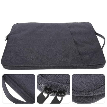 ARTIBETTER Shockproof Laptop Bag 15.6 Inch Sturdy Laptop Carrying Pouch with Tablet Holder Portable Protective Sleeve for Business and Travel Navy Blue