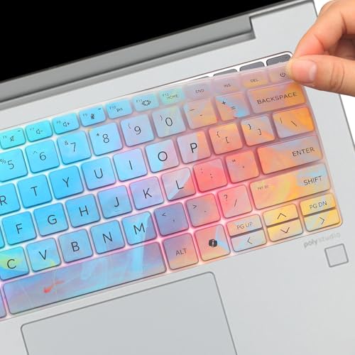Keyboard Cover for HP ProBook 4 14" G1i G1q G1iR G1ah G1a /ProBook 440 G11 445 G11 2026 2025 14-inch Laptop Keyboard Protective Skin (NOT Fit HP ProBook440 445 G10/G9/G8/G7/G6/G5) -Stylish Colorful