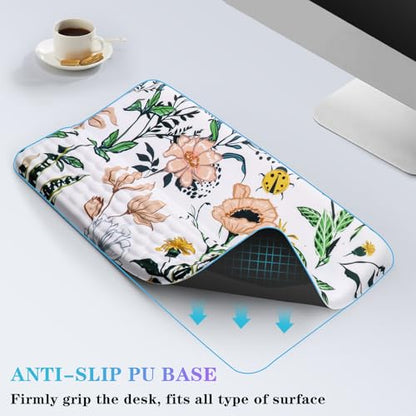 Computer Keyboard Stand with Wrist Rest, Ergonomic Tilted Keyboard Holder - Keyboard Riser with Wrist Pad - Keyboard Tray Support for Office Home - Wild Grass - color: Keyboard Stand-wild Grass