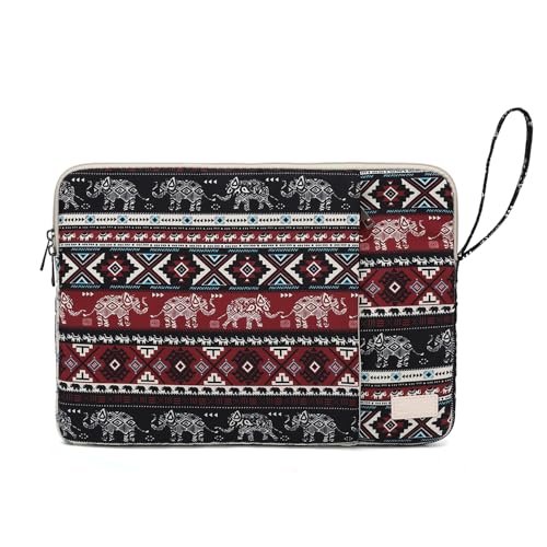 Laptop Sleeve 13.3 inch14 Inch, 15.6inchWater Resistant Traveling Computer Cover with Handle, Shockproof Protective Carrying Laptop Case (Y8-Red Elephant, 15 inch-15.6 inch) - color: Y8-Red elephant, size: 15 inch-15.6 inch
