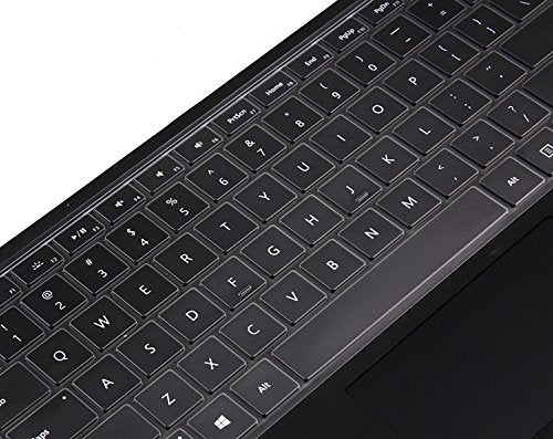 Keyboard Skin for Microsoft Surface Pro (2017 Released) & Surface Pro 4, Precsion Fit Ultra Thin Clear TPU Keyboard Cover Protector US Layout