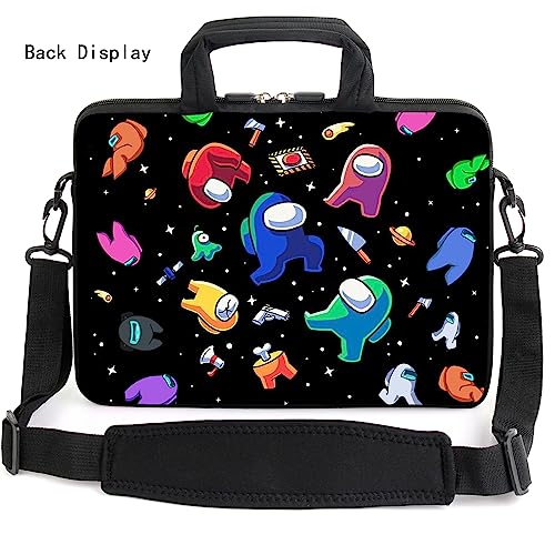 15" laptop sleeve laptop bag chromebook case adjustable shoulder strap with handle accessory pocket for men women (RYD-15-3) - color: Ryd-15-3